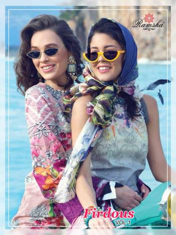 Firdous Vol 1 By Ramsha Designer Pakistani Salwar Kameez Collection